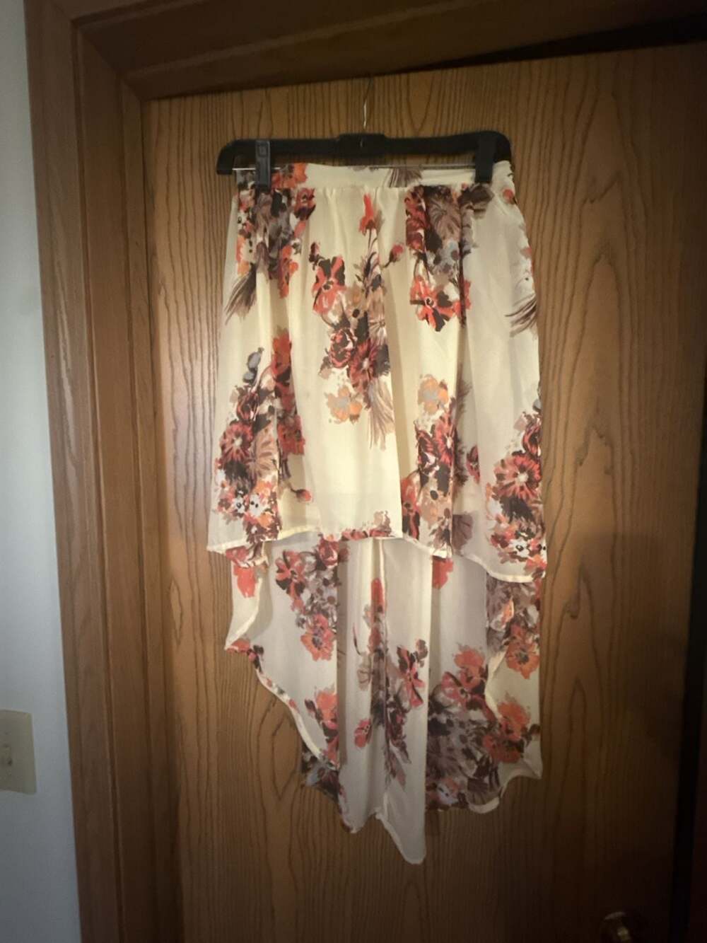 rue21 Floral High-Low Skirt Size M